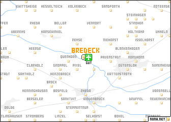 map of Bredeck