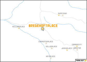 map of Bredehoft Place