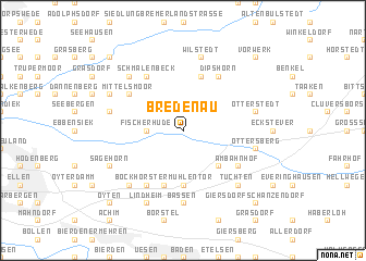 map of Bredenau