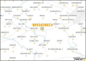 map of Bredenbeck