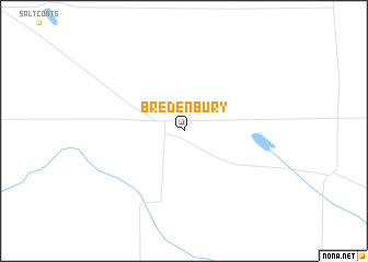 map of Bredenbury