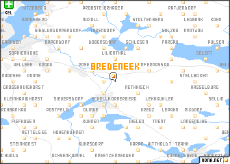 map of Bredeneek