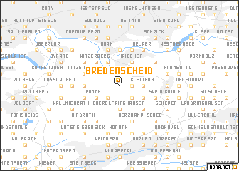map of Bredenscheid
