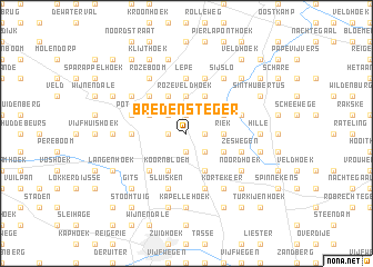 map of Bredensteger