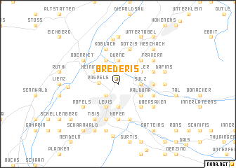 map of Brederis