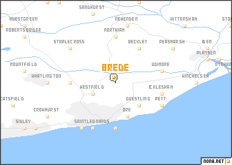 map of Brede