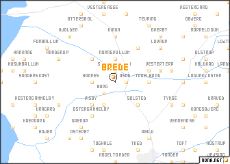 map of Brede