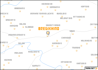 map of Bredikhino