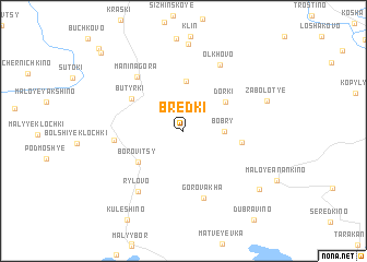 map of Bredki