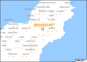 map of Bredsätra
