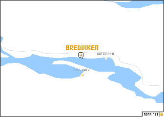 map of Bredviken