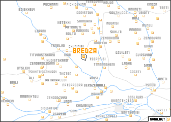 map of Bredza