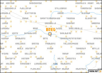 map of Bred