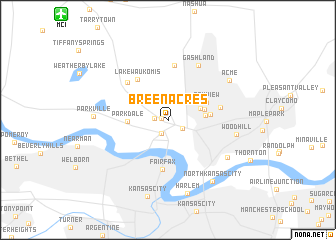 map of Breen Acres