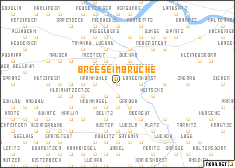 map of Breese im Bruche