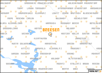 map of Breesen