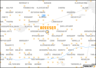 map of Breesen