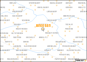 map of Breesen