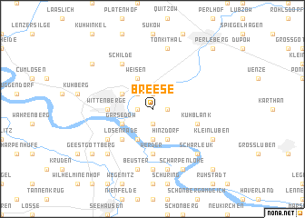 map of Breese