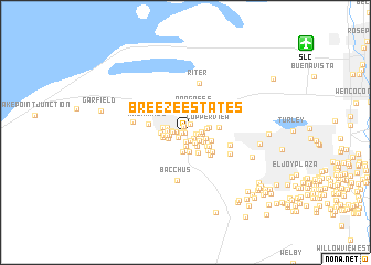 map of Breeze Estates