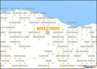 map of Breezy Park