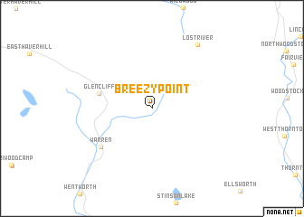 map of Breezy Point