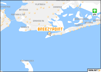 map of Breezy Point
