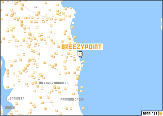 map of Breezy Point