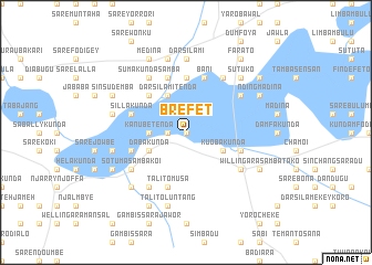 map of Brefet