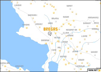 map of Bregas
