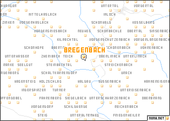 map of Bregenbach