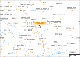 map of Bregi Radobojski