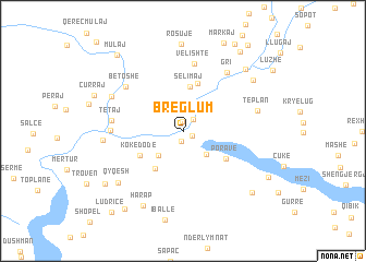 map of Breglum