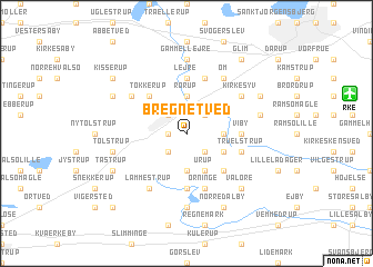 map of Bregnetved