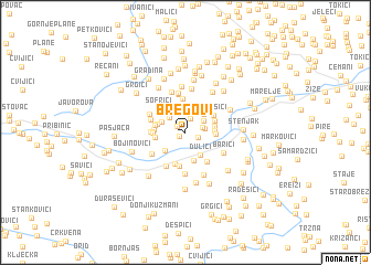 map of Bregovi