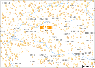 map of Bregovi