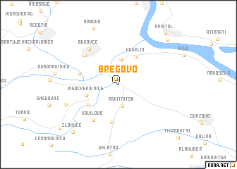 map of Bregovo