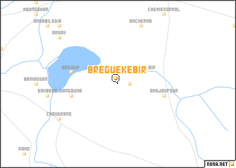 map of Bregué Kébir