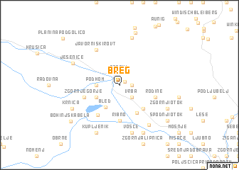 map of Breg