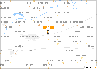 map of Brehm