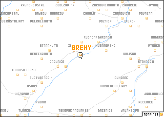 map of Brehy