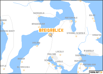 map of Breidablick