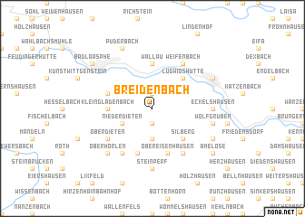 map of Breidenbach
