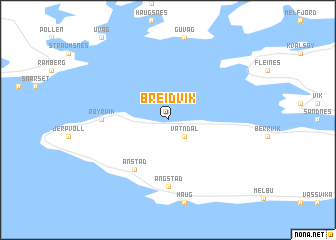 map of Breidvik