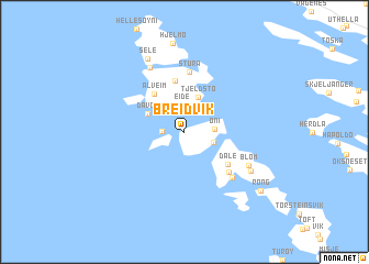 map of Breidvik