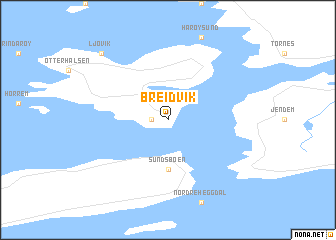 map of Breidvik