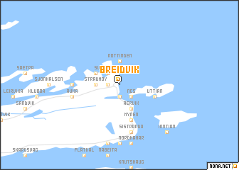 map of Breidvik