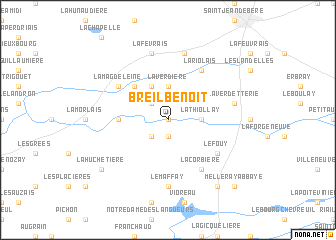 map of Breil-Benoît