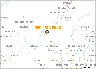 map of Breil-sur-Roya