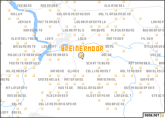 map of Breinermoor